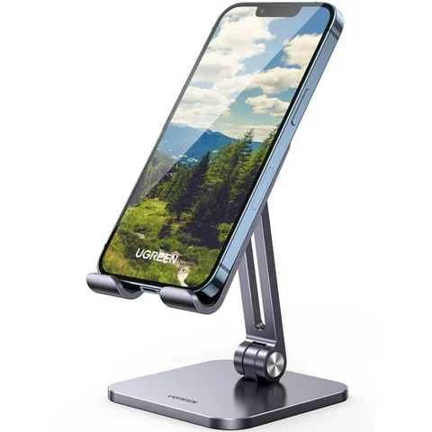 Adjustable Mobile Table Stand — د مېز موبایل سټنډ